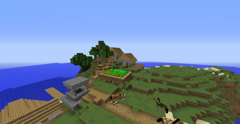 Beautiful Island Village Seed For Minecraft 1 12 2 Views 409 Wminecraft Net