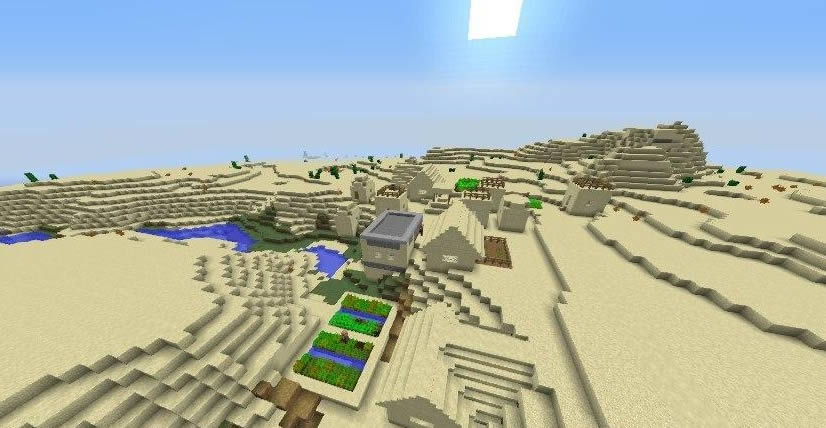 Six Villages And Two Desert Temples Seed For Minecraft 1 12 2 Views 2 Wminecraft Net