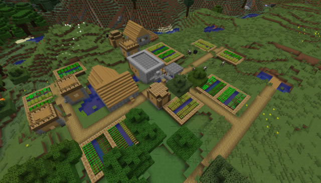Zombie Village Seed For Minecraft 1 13 2 Views 149 Wminecraft Net