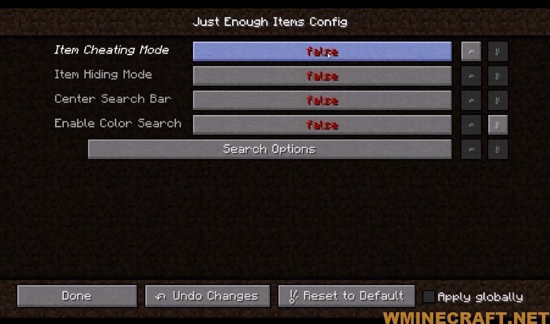 Jei Just Enough Items Mod 1 17 1 1 15 2 1 12 2 Wminecraft Net