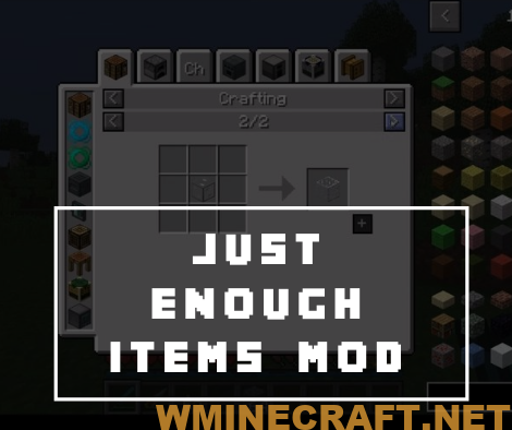 Jei Just Enough Items Mod 1 17 1 1 15 2 1 12 2 Wminecraft Net