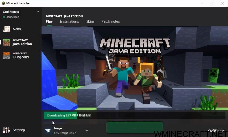 cannot download minecraft forge 1.14