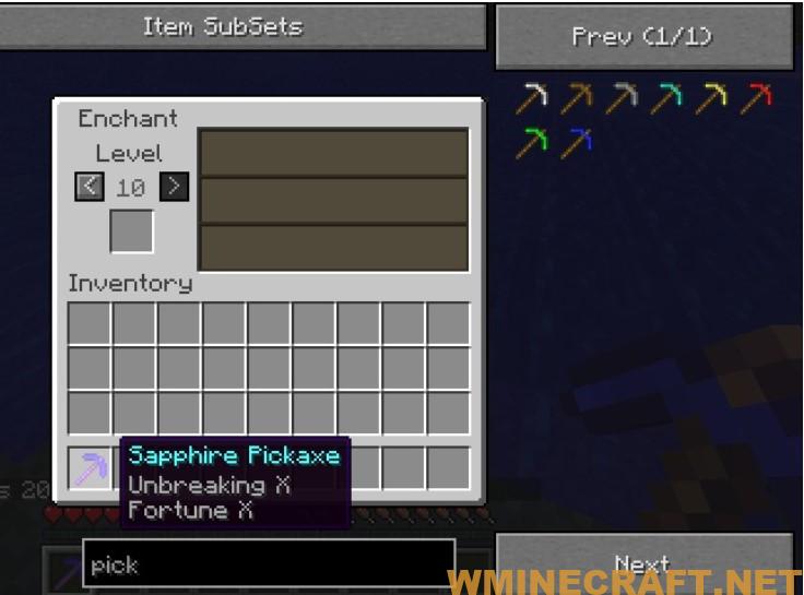 minecraft mods not enough items 1.7.10 forge