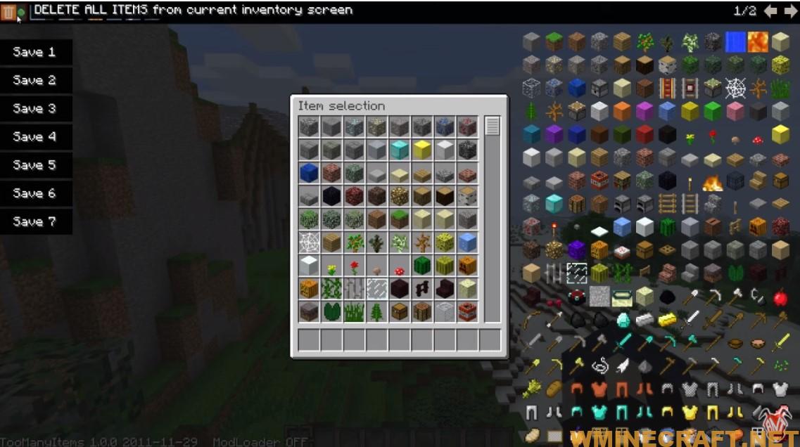minecraft 1.11.2 too many items