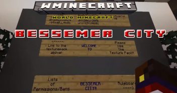 Bessemer City Map Minecraft preview