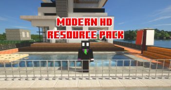 Extremely modern architectural space in Modern HD Resource Pack