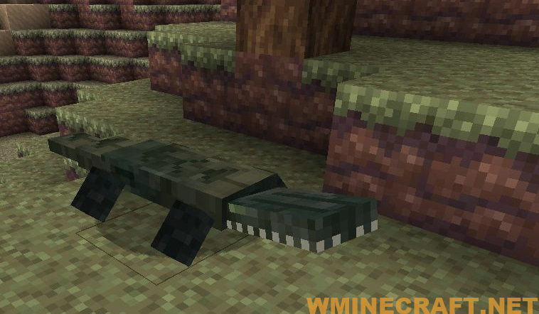 Crocodile: This croc will attack cows, sheeps, pigs, and players, day or night. It’s strong and hard to kill