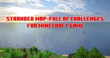 Stranded Map-full of challenges for Minecraft game