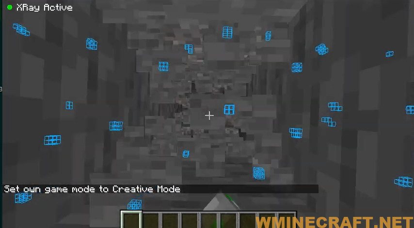 Advanced XRay Mod 1.16.5/1.15.2 highlights useful blocks in the Minecraft