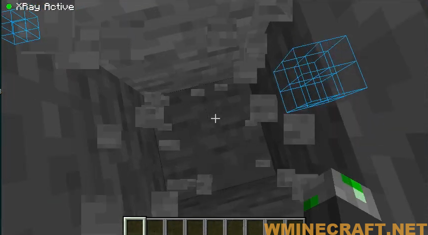 Advanced XRay Mod 1.16.5/1.15.2 highlights useful blocks in the Minecraft