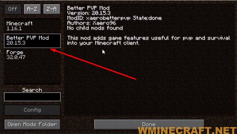 Better Pvp Mod 1 16 5 1 15 2 Supports Players About Pvp Wminecraft Net