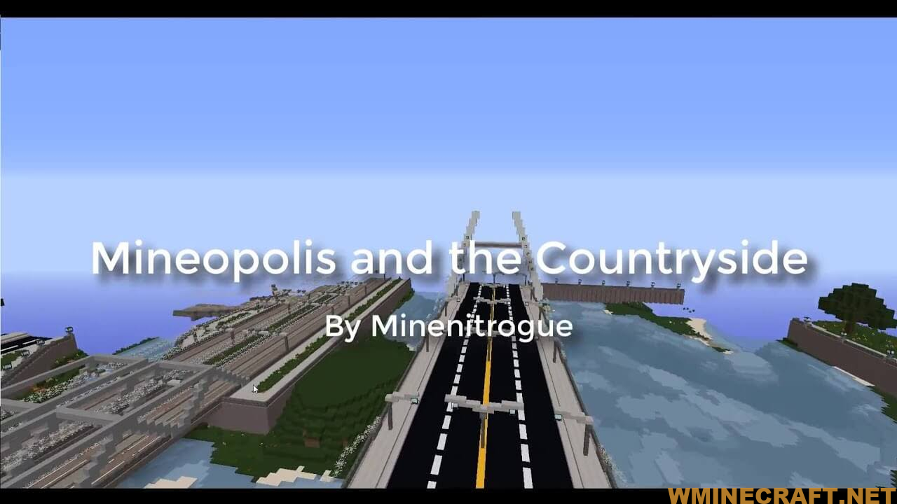 Mineopolis and the Countryside Map