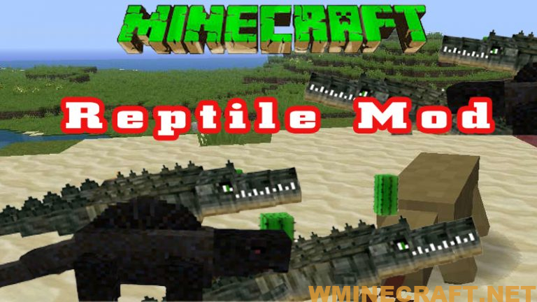 Reptile Mod 1.16.3-1.15.2-1.14.4 (Komodo dragons, Spiders, Sheep ...