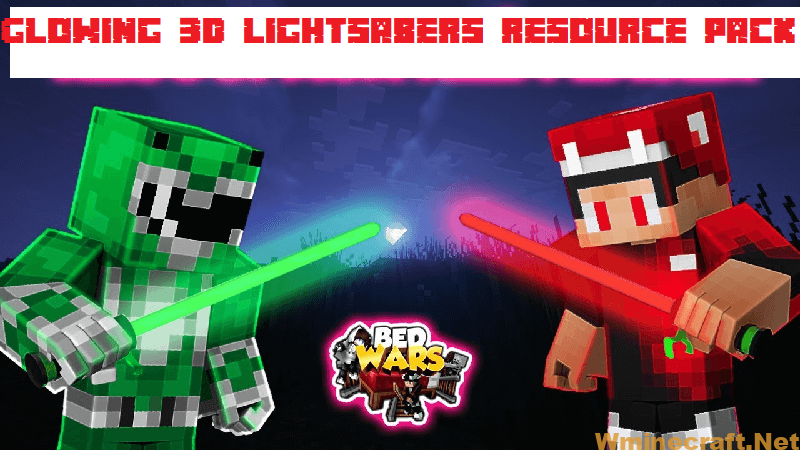 Glowing 3D Lightsabers Resource Pack