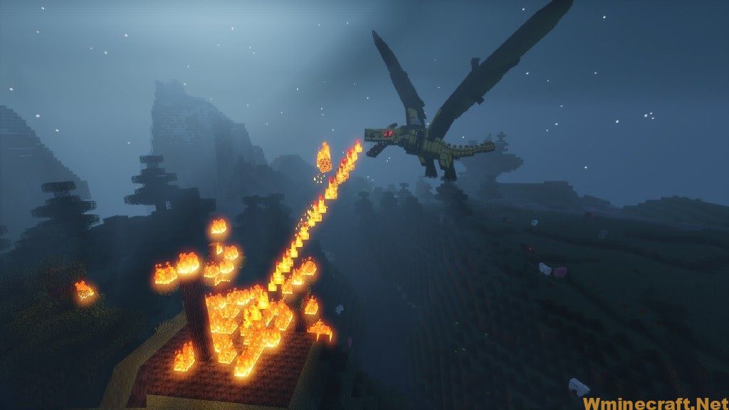 Fire Dragon burning