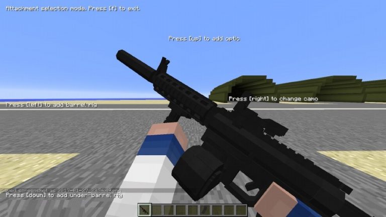 Modern Warfare Mod 1.12.2 – 3D gun model Minecraft - Wminecraft.net