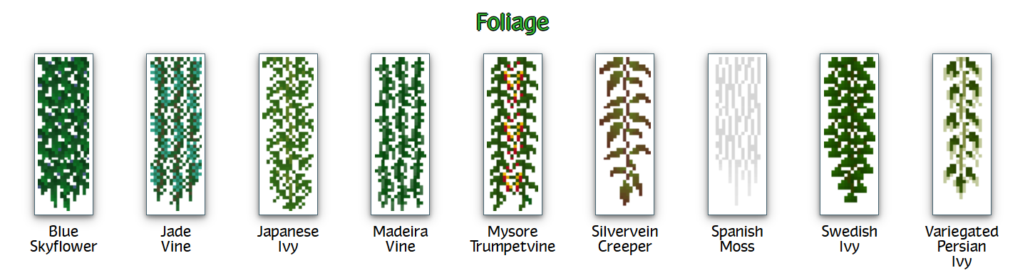 Vines can be found growing on the leaves of trees in forest and jungle biomes.Some vines can be crafted into Hanging Plants