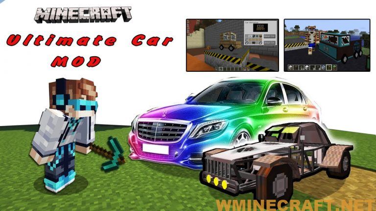 Ultimate Car Mod 1.16.5-1.15.2-1.12.2 (Provides cars, roads and fuel ...