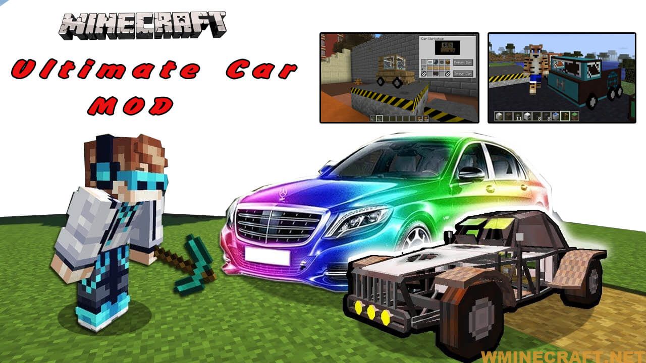 Ultimate Car Mod 1 16 5 1 15 2 1 12 2 Provides Cars Roads And Fuel Into Minecraft Games