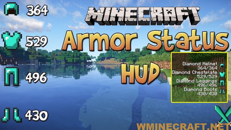 Armorstatushud Mod 1 15 2 1 12 2 1 7 10 Features You Need To Know Wminecraft Net