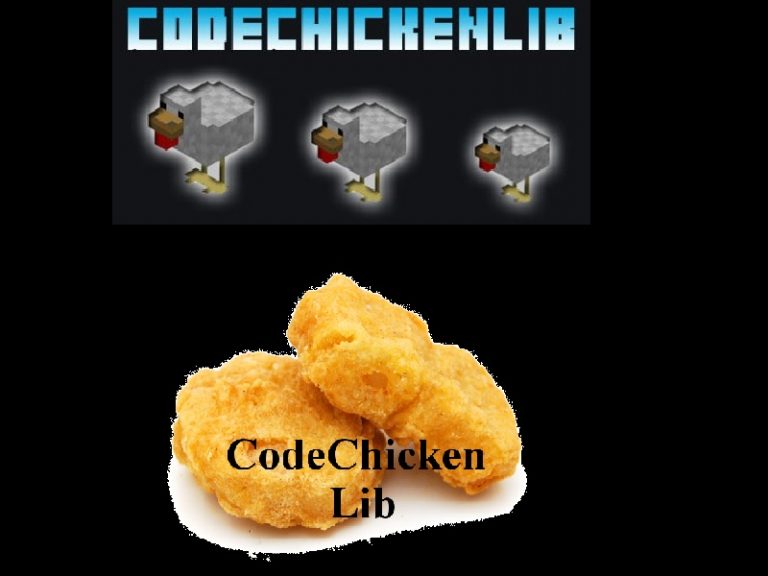 Minecraft Mod Codechickencore CodeChickenLib 1.15.2-1.12.2 for Minecraft (library of systems ...