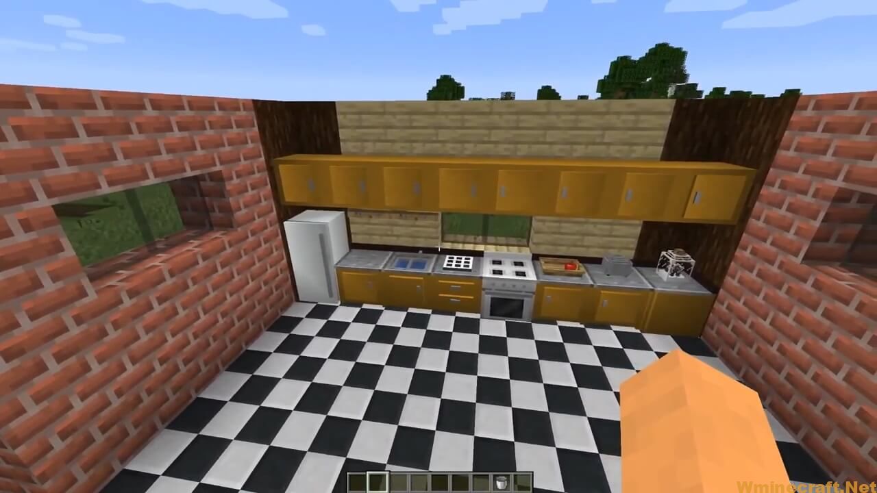 Cooking for Blockheads is an extremely useful mod that helps you get out of the trouble of cooking in Minecraft