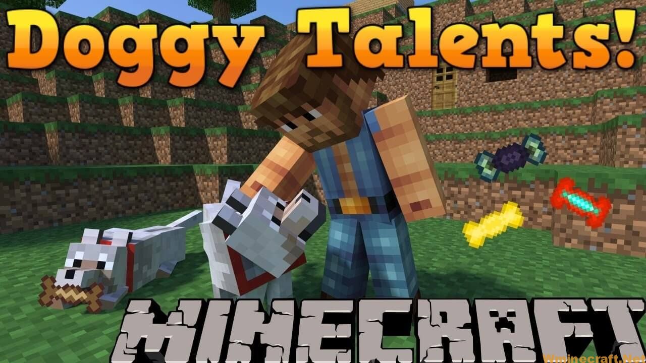 Doggy Talents Mod 1 18 1 1 17 1 Adds New Abilities For Wolves Dogs In Minecraft Wminecraft Net