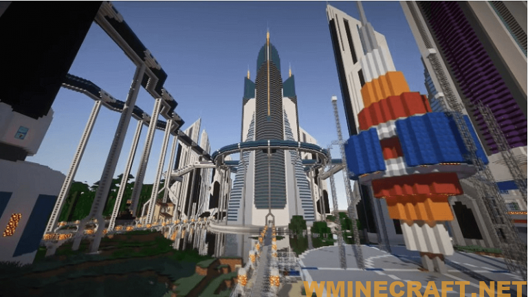 Future City Map – Maps for Minecraft - Wminecraft.net