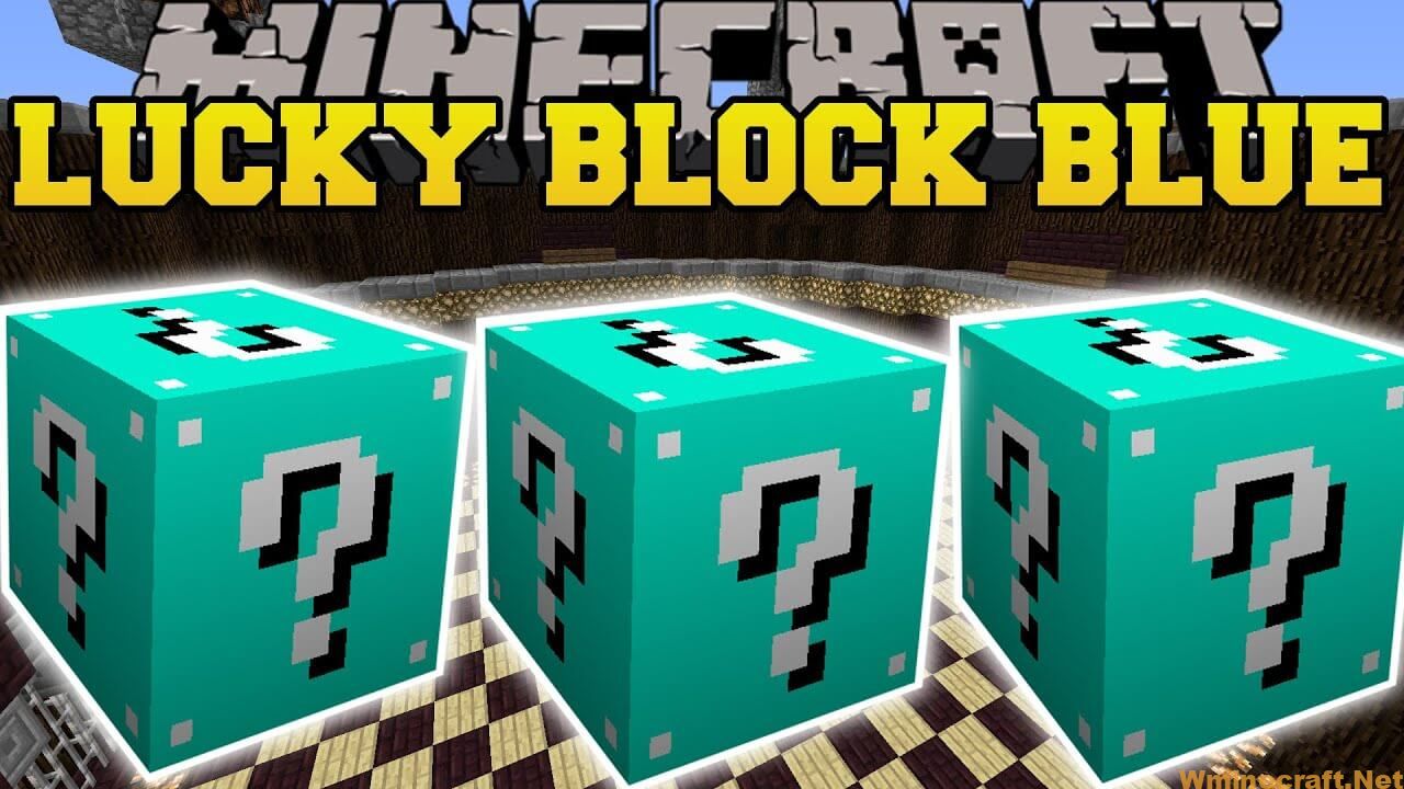 Lucky Block Blue Mod