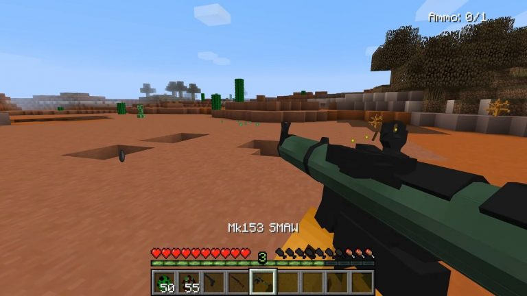 Modern Warfare Mod 1.12.2 – 3D gun model Minecraft - Wminecraft.net