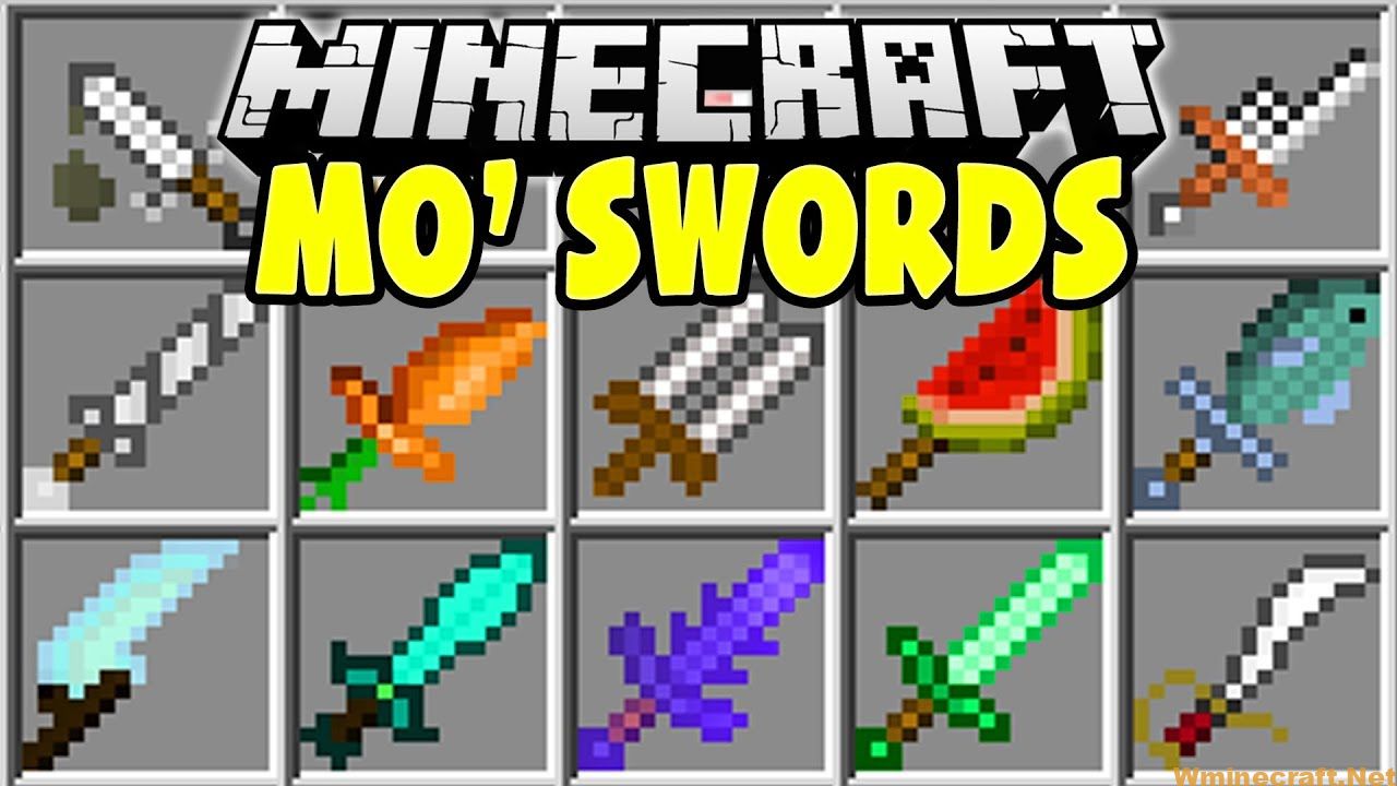 Mo Swords Mod 1 12 2 For Minecraft Pc 14 New Swords Wminecraft Net