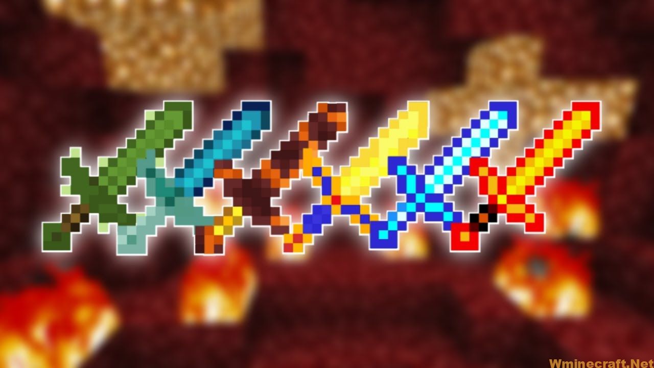 Mo’Swords Mod 1.12.2 for Minecraft PC – (14 new swords) - Wminecraft.net