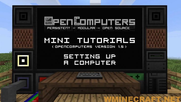 Minecraft opencomputers как писать программу для робота