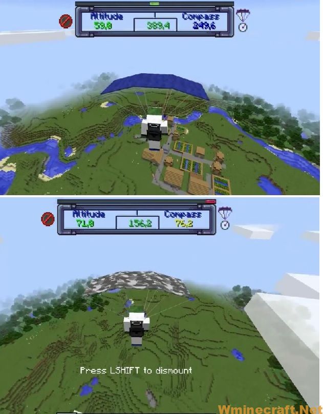 Your skydiving dreams can be fulfilled with Minecraft