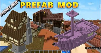 Prefab mod for Minecraft is a mod that can directly affect your world