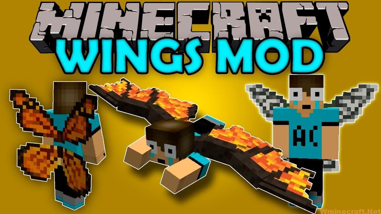 Review Wings Mod for Minecraft 【1.16.5, 1.12.2】- Flying in the sky ...