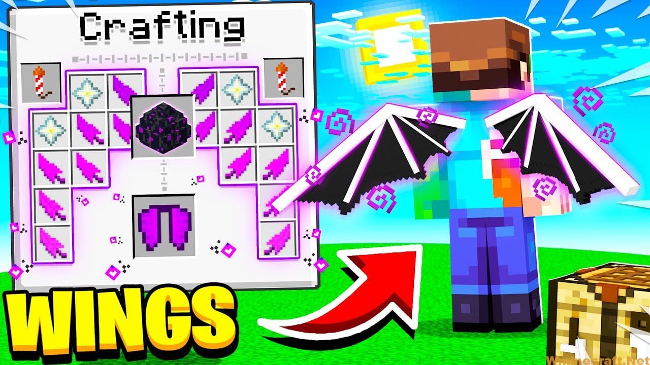 Review Wings Mod for Minecraft 【1.16.5, 1.12.2】- Flying in the sky ...