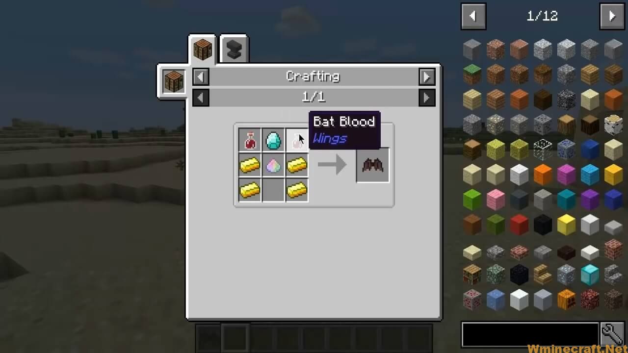 Crafting Recipes: Bat Wing