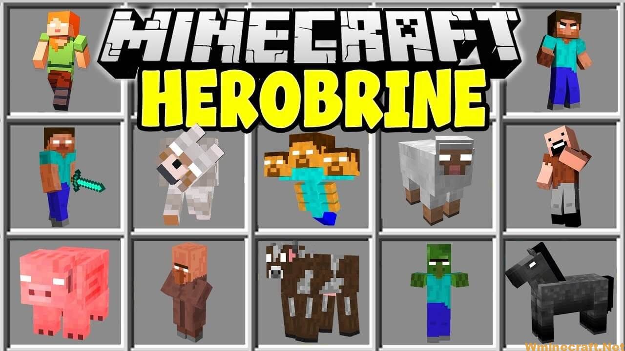 you are herobrine mod 1.12.2