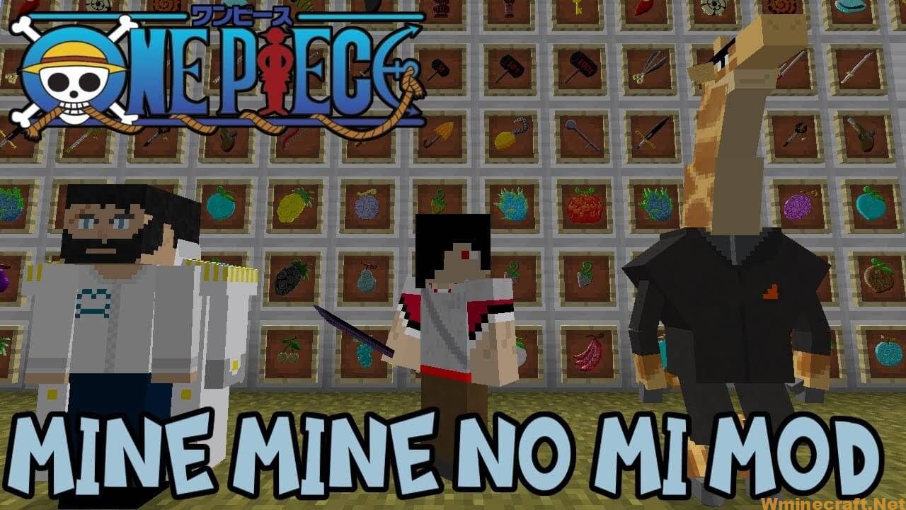 Mine Mine no Mi Mod is an arcade game mod for Minecraft