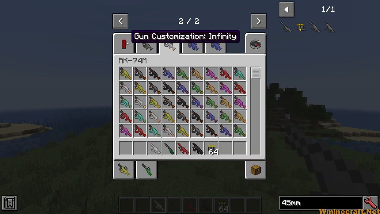 Gun Customization Infinity Mod 1.16.3/1.15.2 and things to explore