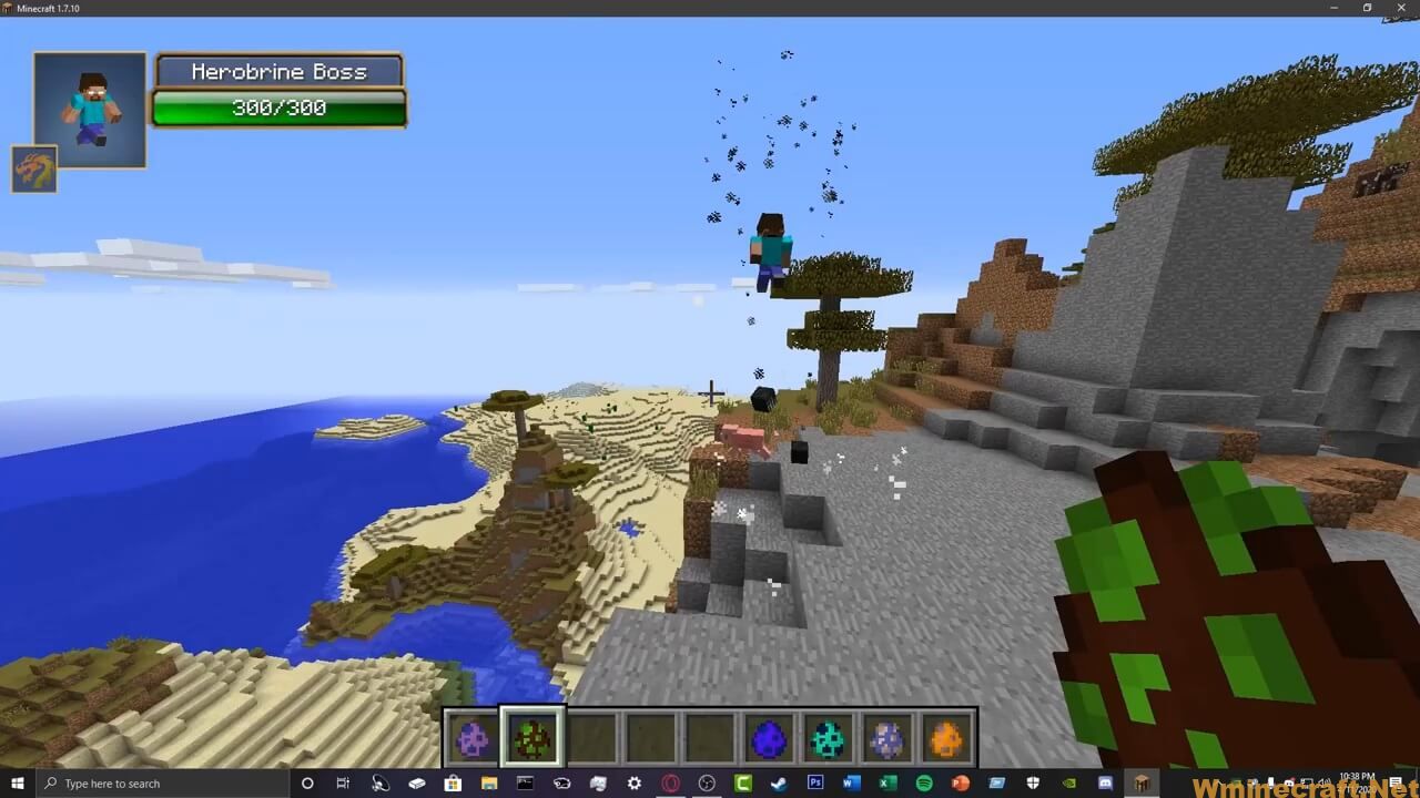 herobrine mod screenshot 2