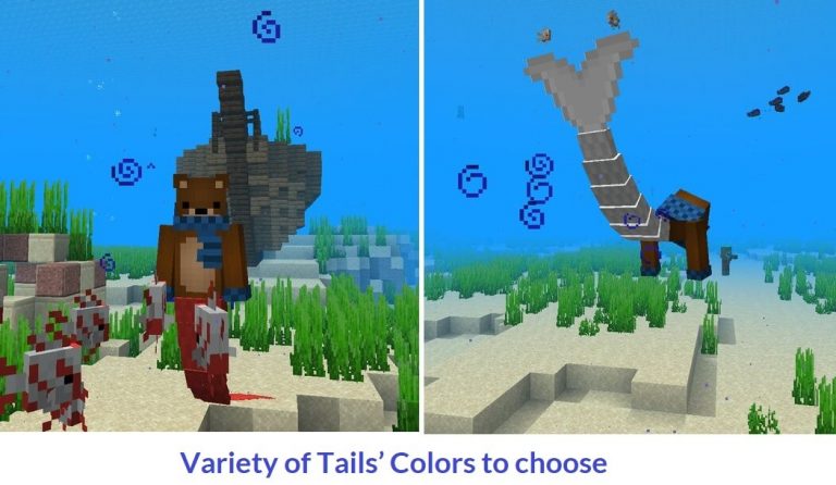Mermaid Tail Mod [1.17.1] – Mermaid school version full of fun ...
