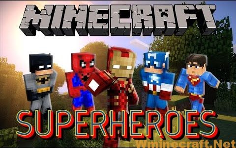SuperHeroes Unlimited Mod 1.7.10 contains a wide range of different superheroes who can bring lots of epic powers to your game