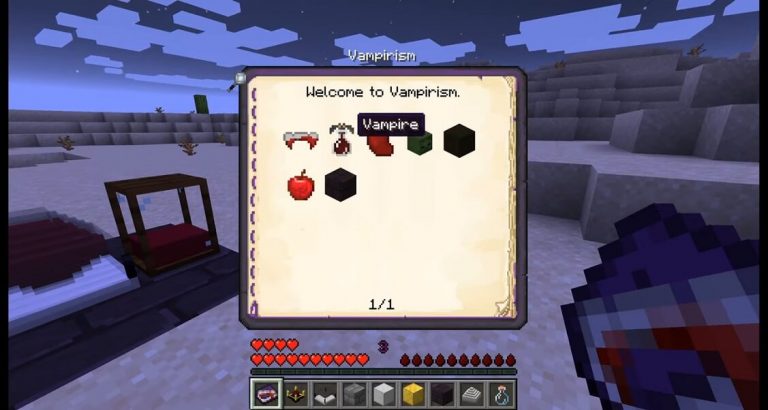 Vampire Mod Vampirism Mod 1.18.1, 1.17.1 Adds Several Rituals to Become a Vampire ...