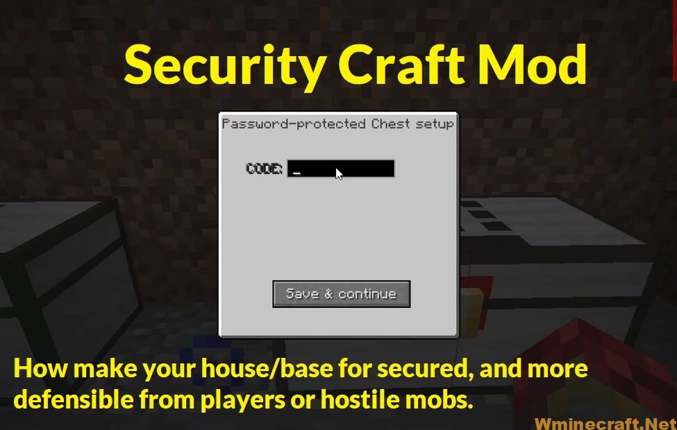 Download Security Craft Mod for Minecraft