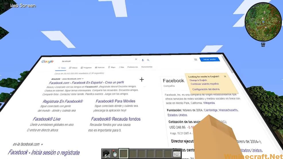 Web Displays Mod 1.12.2 and 1.10.2(Watch Internet on Minecraft ...