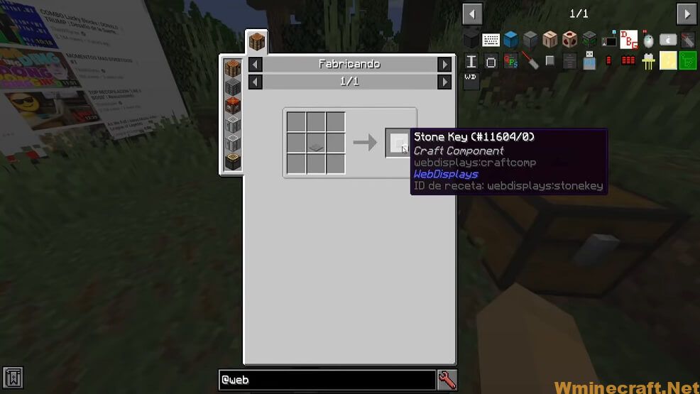 minecraft web display mod 1.5.2 installer