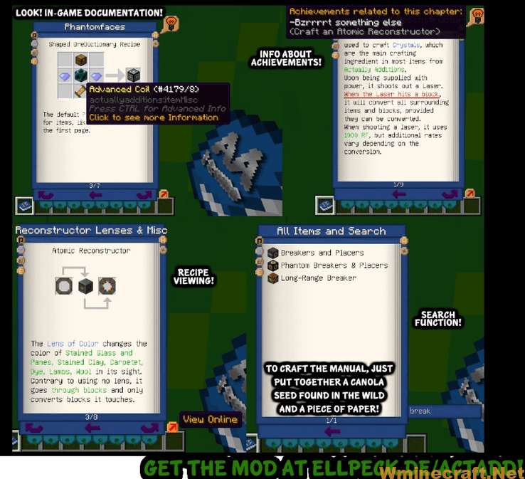 Actually Additions Spawners Actually Additions Mod 1.12.2 -> 1.11.2 – Add a new widget