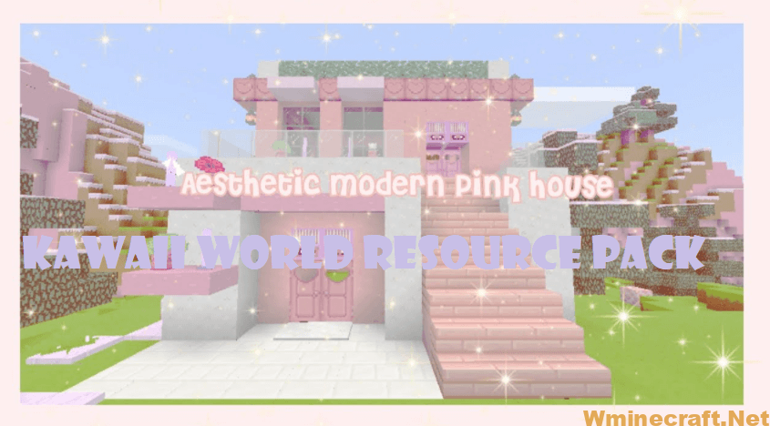 Kawaii World Resource Pack 1 17 1 1 16 5 Color Texture Pack Wminecraft Net